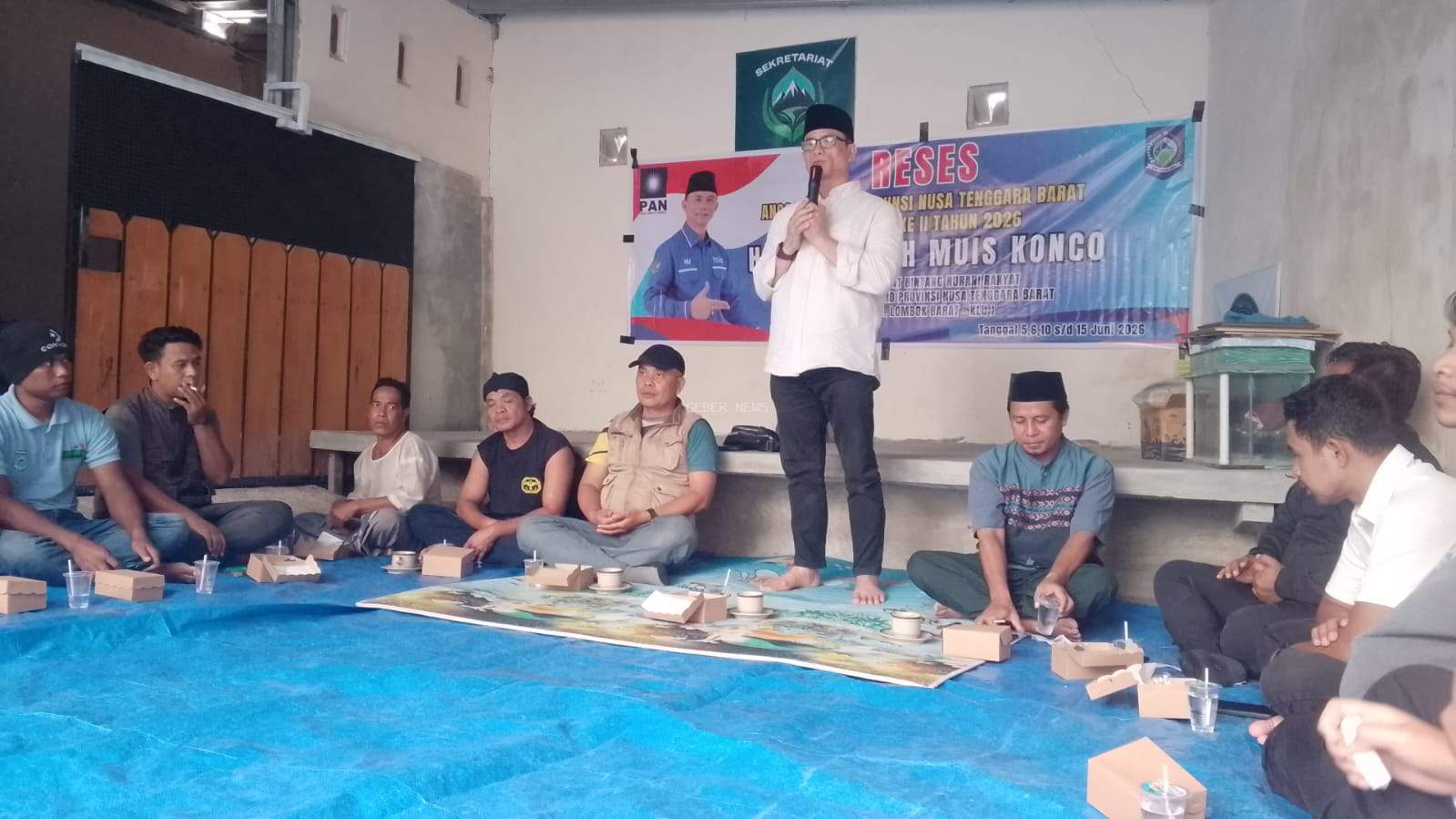 Serap Aspirasi, H. Hasbullah Muis Konco Gelar Reses Sidang Ke III Tahun 2026