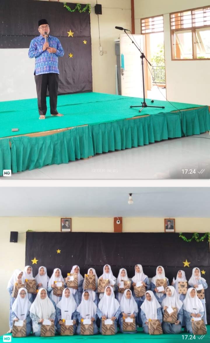 Pemberian Reward Juara Kelas, Lomba Classmeeting dan Pembagian Raport di MA Al-Aziziyah Putri Kapek